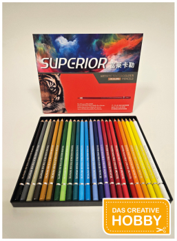 Watercolor pencil - 24 colors (Superior)